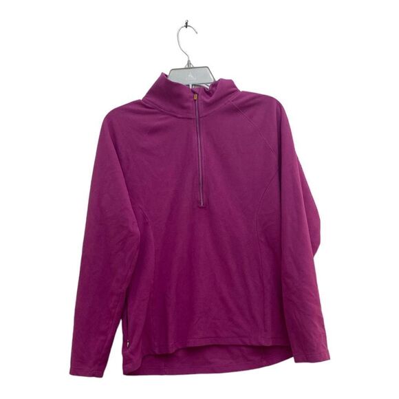 Lucy quarter zip fleece with side pocket size large - Picture 1 of 8